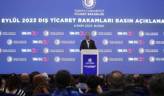 Bakan Ömer Bolat, Türkiye’nin dış ticaret rakamlarını Bursa'da açıkladı