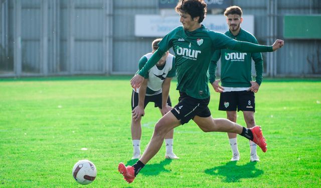 Bursaspor Ankara Demirspor maçı hazırlıklarına devam ediyor