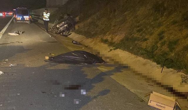 Kuzey Marmara Otoyolu Kocaeli geçişinde kaza! Aynı aileden 3 kişi hayatını kaybetti