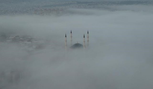Bursa’da sis kartpostallık görüntüler oluşturdu