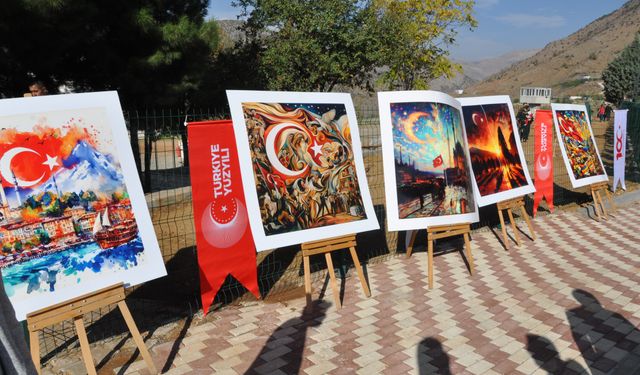 Türkiye'nin ilk yapay zeka resim sergisi Batman Sason ilçesinde açıldı