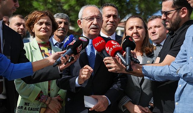 Kılıçdaroğlu cezaevinde Gezi davası tutukluları Can Atalay, Osman Kavala ve Tayfun Kahraman'ı ziyaret etti