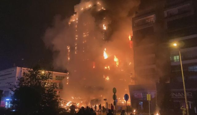 Bursa'da 10 katlı iş merkezinin yanmadan önceki görüntüleri ortaya çıktı