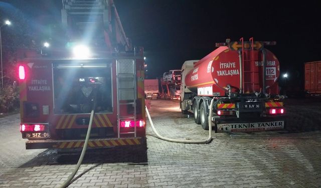 Bursa’da tankerden sızan gaz ekipleri harekete geçirdi