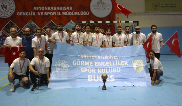 Futsal turnuvasının şampiyonu Nilüfer Belediyesi GESK oldu