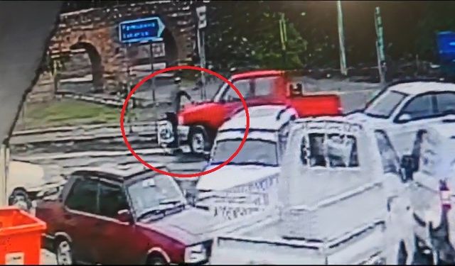 Bursa İznik ilçesinde kamyonetin çarptığı bisiklet sürücüsü ağır yaralandı