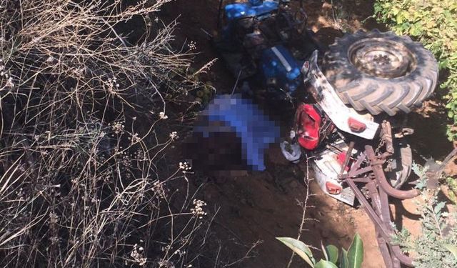 Manisa Sarıgöl ilçesinde çiftçi Mehmet Erdil devrilen traktörünün altında kalarak öldü