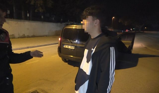 Bursa’da liseli genç babasının aracını kaçırdı, polisi ve jandarmayı peşine taktı