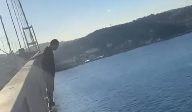 İstanbul'da 29 yaşındaki genç 15 Temmuz Şehitler Köprüsü’nden atlayarak intihar etti