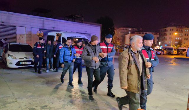 Bursa İnegöl ilçesinde 5 kaçak yakalandı