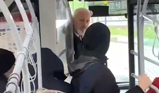 Bursa’da otobüs şoförü ve kadın yolcu arasında tartışma çıktı