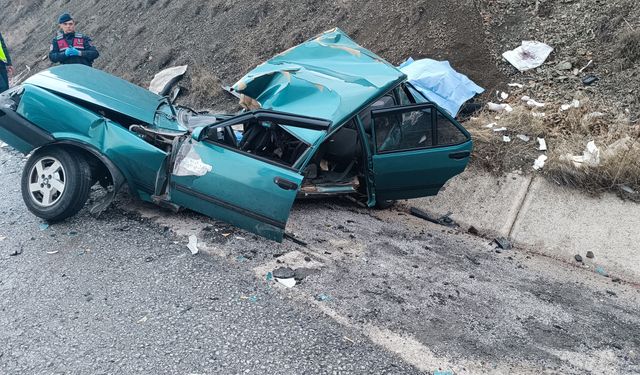 Tokat'ta tır ile otomobil kafa kafaya çarpıştı: 2 ölü, 1 yaralı