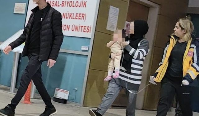 Bursa'da temizleme sıvısı içen bebek hastanelik oldu