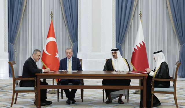 Türkiye ve Katar arasında ortak bildiri ve 12 anlaşma imzalandı