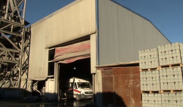 Arnavutköy'de fabrikada beton tankının içine düşen işçi feci şekilde can verdi