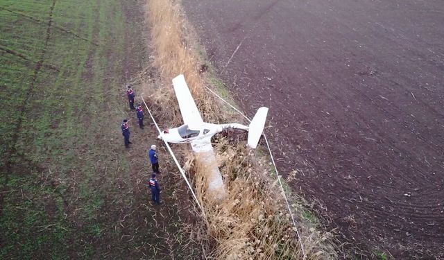 Bursa'da öğrenci pilot son mezuniyet uçuşunda ölümden döndü! Mecburi iniş yapmıştı