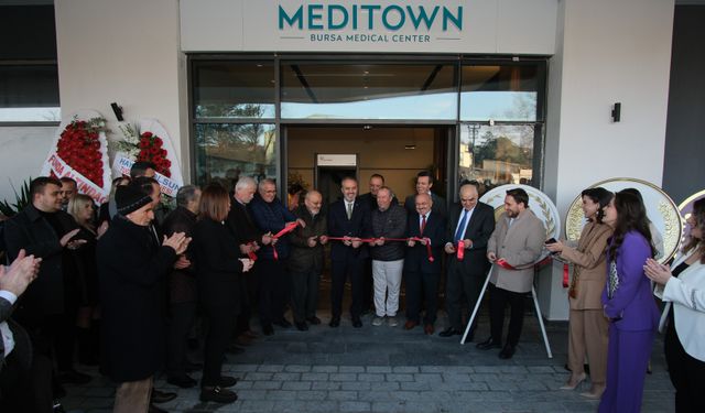 Bursa'da Meditown hizmete açıldı