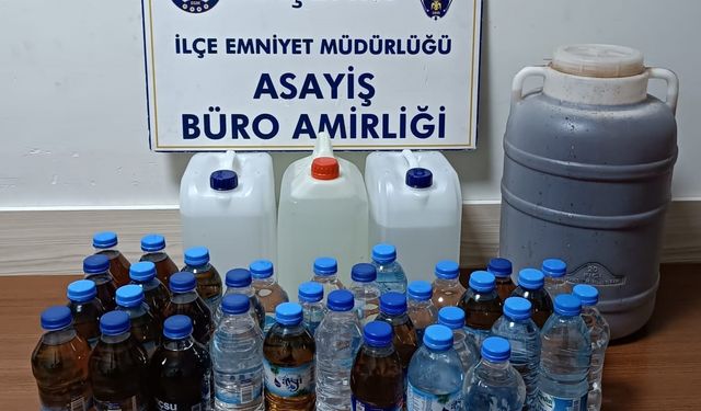 Konya Akşehir ilçesinde sahte içki operasyonu: 1 tutuklama