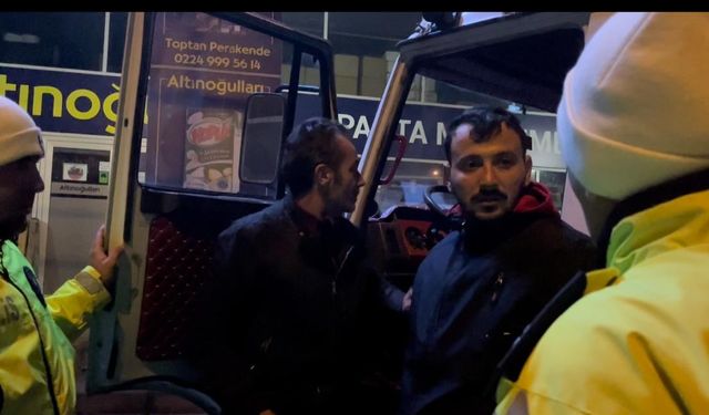 Bursa’da alkollü arkadaşını almaya gelen sürücü de alkollü çıktı