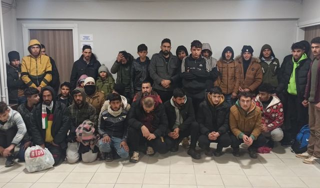 Bursa'da çok sayıda kaçak göçmen ve 2 organizatör enselendi