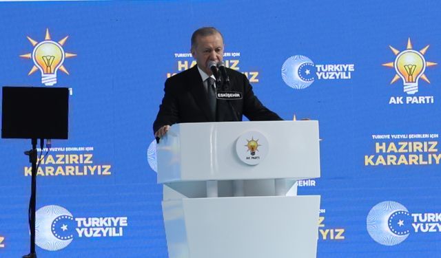 Cumhurbaşkanı Erdoğan Eskişehir'de konuştu: “Kılıçdaroğlu'nun derdi koltuğuna geri dönmek"