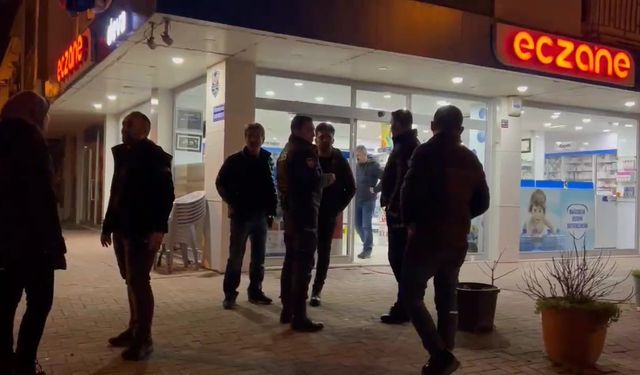 Bursa'da eczaneye çalışanını tehdit eden şahıs tutuklandı