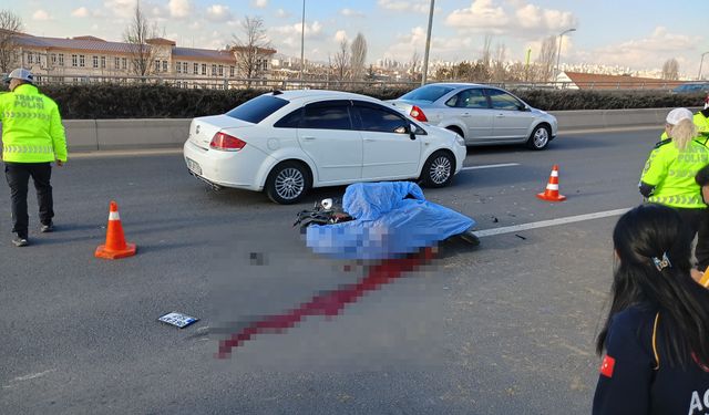 Ankara'da traktöre çarpan motosiklet sürücüsü hayatını kaybetti