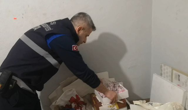 Bursa'da kaçak çikolata baskını