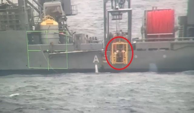 Deniz Kuvvetleri batan gemiye dalış gerçekleştirdi! 1 kişinin cansız bedeni bulundu