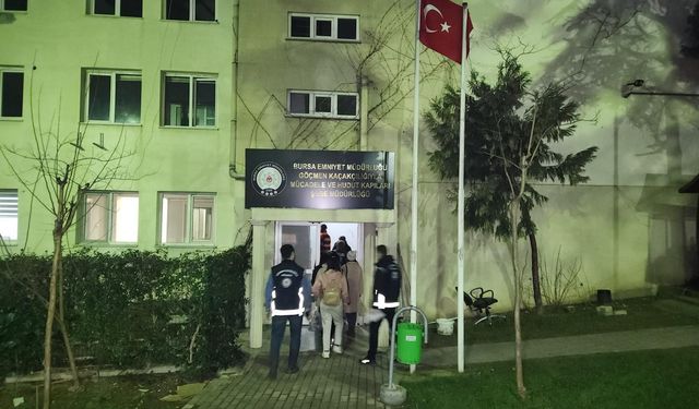 Bursa'da 8 yabancı uyruklu yakalandı