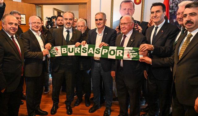 Bursa Belediye Başkanı Alinur Aktaş'tan Bursaspor’a ziyaret