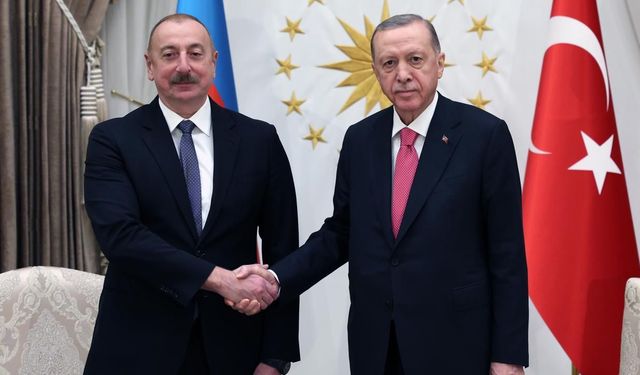 Erdoğan'dan Aliyev'e resmi törenli karşılama