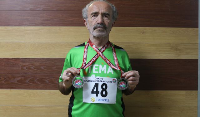 Bursa'da 78 yaşında 2 gümüş madalya kazandı