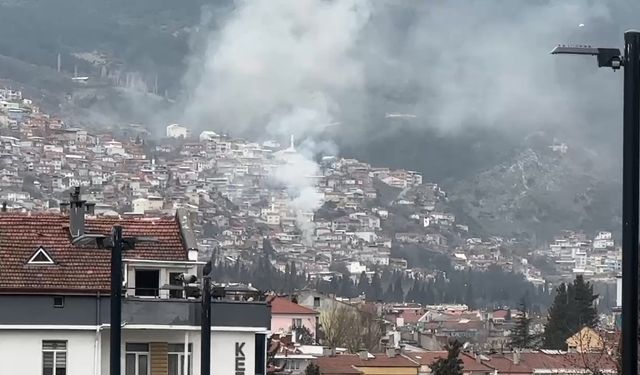 Bursa'da 2 müstakil ev alev alev yandı