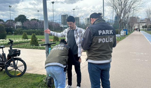 Bursa'da tüm parklar "Huzurlu" denetimi