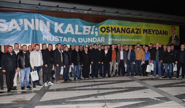 Başkan Mustafa Dündar taksicilerle iftarda buluştu