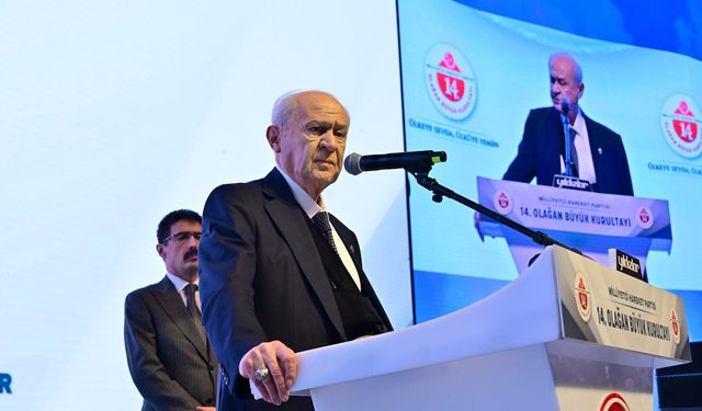 MHP Lideri Bahçeli'den Erdoğan'a: "Ayrılamazsın, Türk milletini yalnız bırakamazsın"