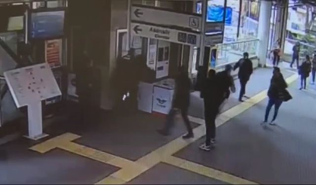 Göztepe Marmaray İstasyonu’nda temizlik personeli, kadın güvenliğe bıçakla saldırdı