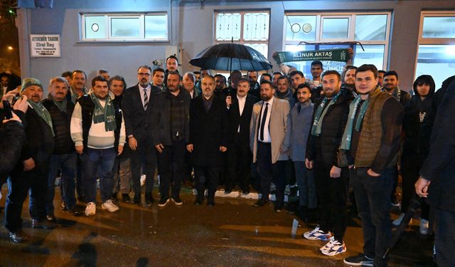 Başkan Alinur Aktaş Soğanlı Mahallesi'nde vatandaşlarla buluştu