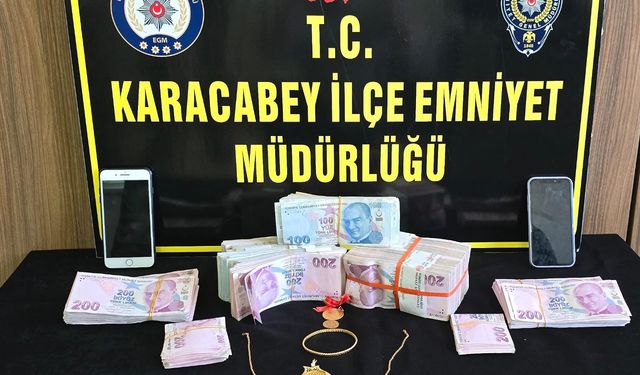 Telefon dolandırıcıları Bursa Karacabey ilçesinde kıskıvrak yakalandı