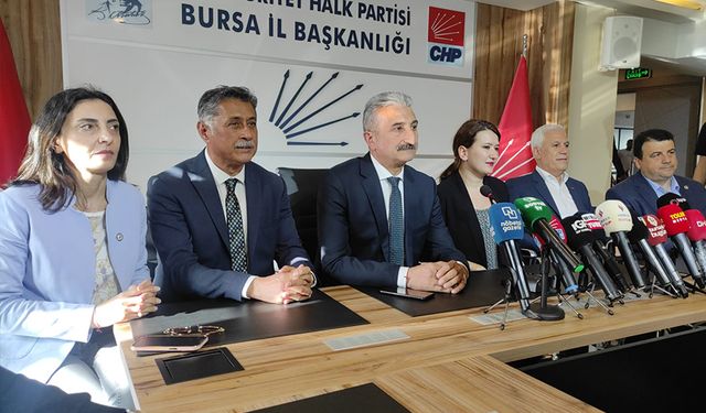 CHP Bursa'dan olağanüstü açıklama