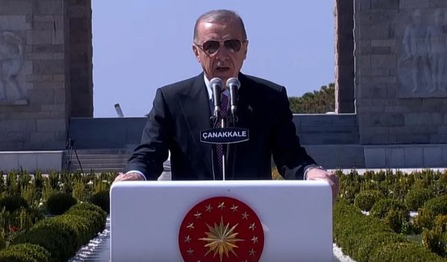 Cumhurbaşkanı Erdoğan: "Çanakkale'de verdiğimiz mücadeleye benzer bir duruş sergiliyoruz"