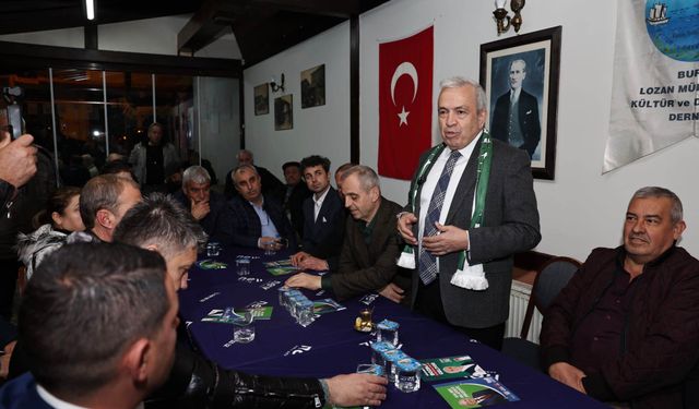 Nilüfer Belediye Başkan adayı Şadi Özdemir Görükle'de vatandaşlarla buluştu