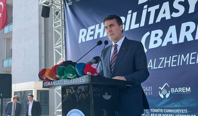 Osmangazi’de Bakım ve Rehabilitasyon Merkezi hizmete açıldı