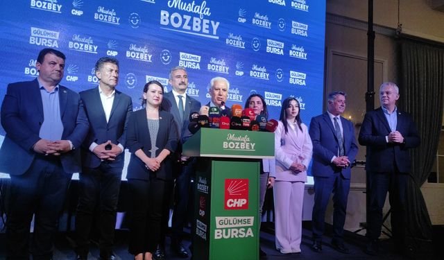 CHP Bursa Büyükşehir Adayı Mustafa Bozbey: "Şu ana kadar gelen sonuçlara göre öndeyiz"