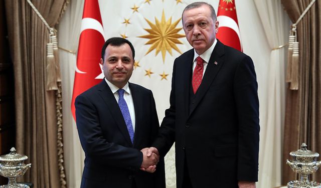 Cumhurbaşkanı Erdoğan, Anayasa Mahkemesi Başkanı Arslan'ı kabul etti