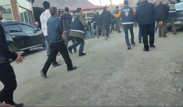 Erzurum Uzundere ilçesinde seçim kavgası