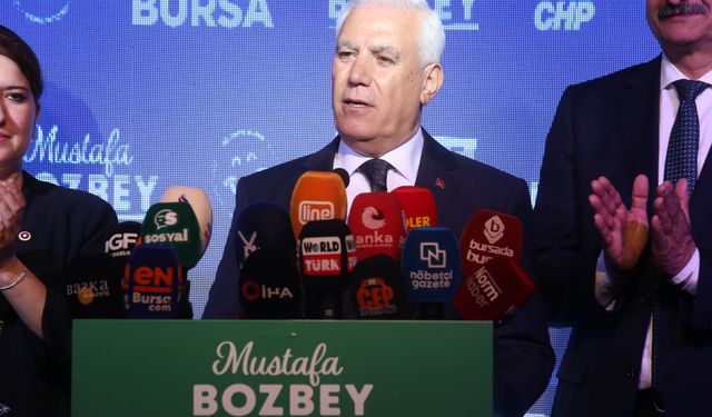 Bursa Büyükşehir Belediye Başkanı Mustafa Bozbey oldu