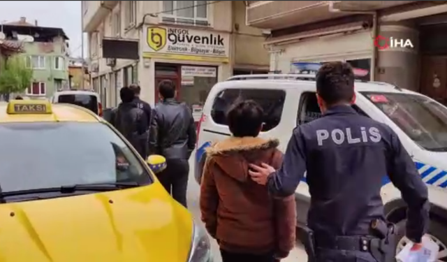 Bursa İnegöl'de kaçak göçmenleri gürültü ele verdi
