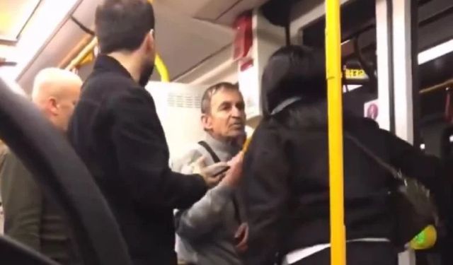 Bursa'da metroda iğrenç olay! Genç kadına bakarak...